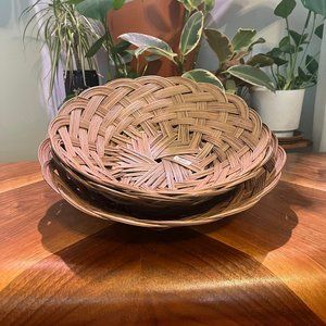 BOHO Woven Basket Wall Decor